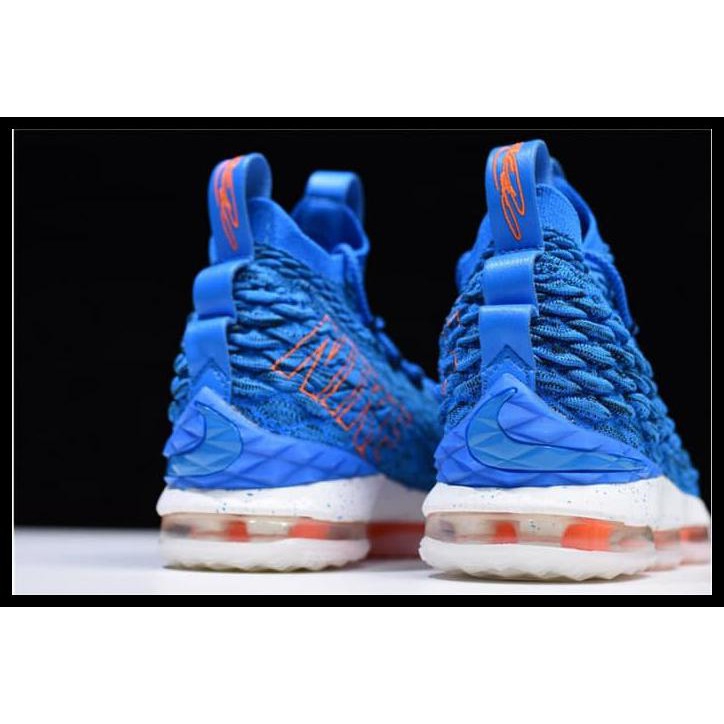 lebron 15 blue and orange