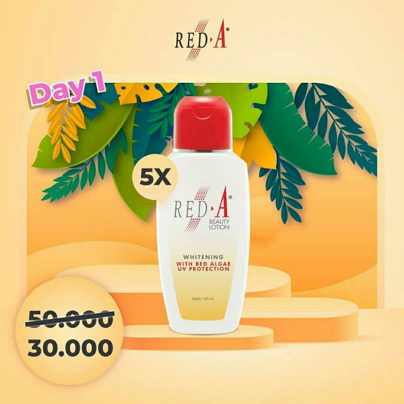 Paket 5 Beauty Lotion Whitening Red-A