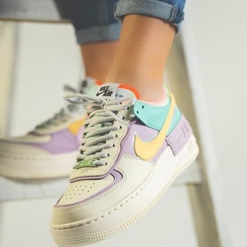 NIKE AIR FORCE 1 LOW SHADOW // SEPATU NIKE AIR FORCE 1 SHADOW PASTEL