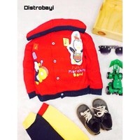 JL 094 Jaket Bayi Laki-Laki Lucu Little Pinguin
