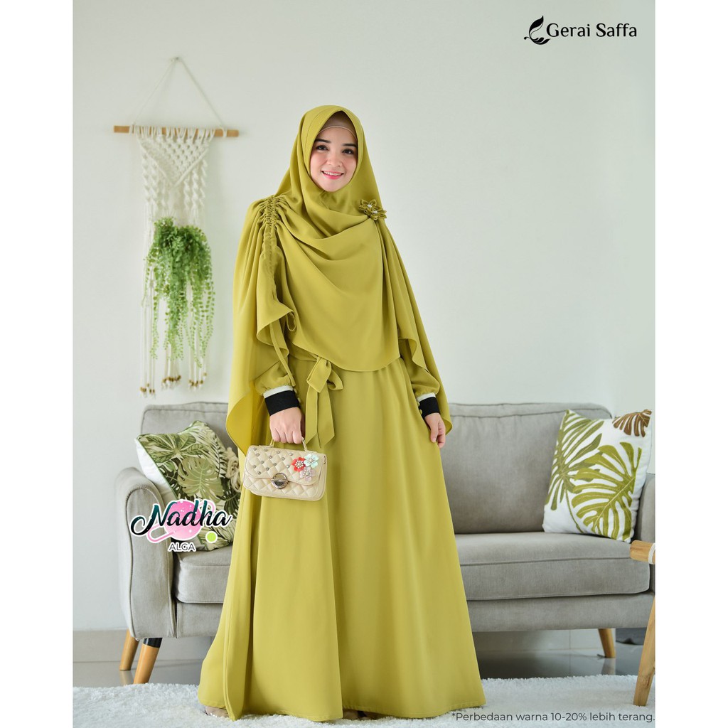 SET GAMIS GERAI SAFFA – GAMIS NADHA SET ALGA BY GERAI SAFFA