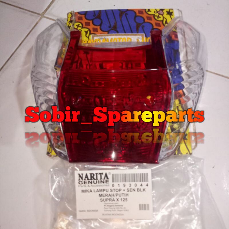 Mika Lampu Stop Sen Belakang Supra X 125 Merah Putih