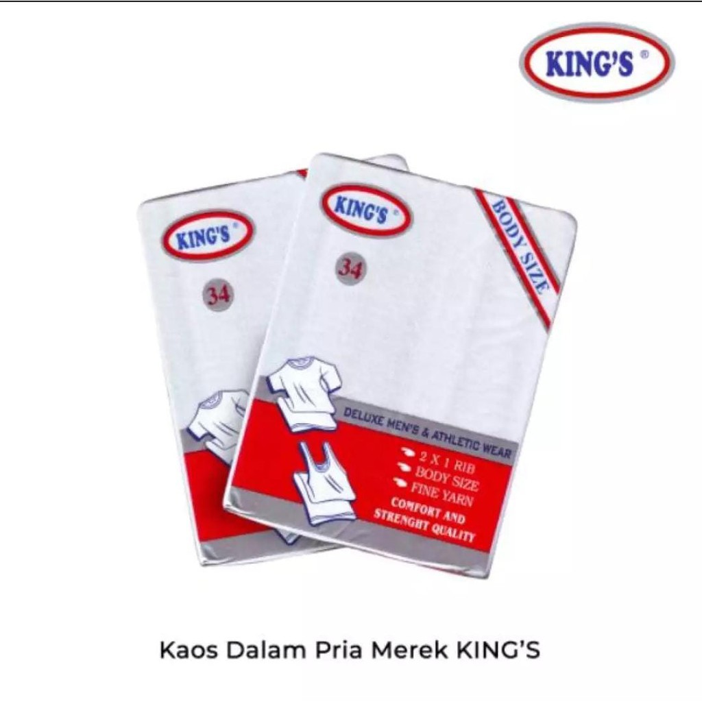 Singlet pria jovac kaos dalam pria KING TEXCO