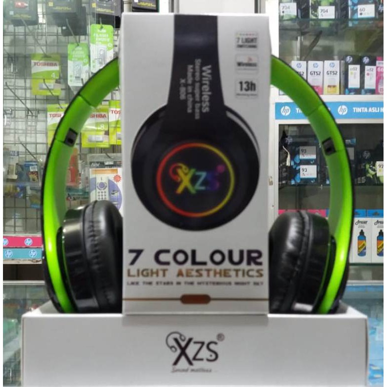 HEADSET  WIRELESS STEREO SUPER BASS X-806 XZS