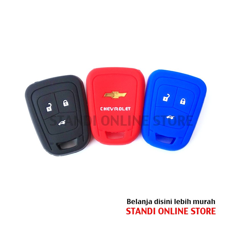 Kondom Kunci Silikon Remote Keyshirt Chevrolet Aveo Spark