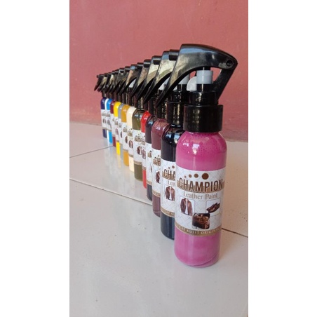 cat kulit asli warna magenta isi 100 ml,cat jaket kulit,cat sepatu kulit,cat tas kulit,dll