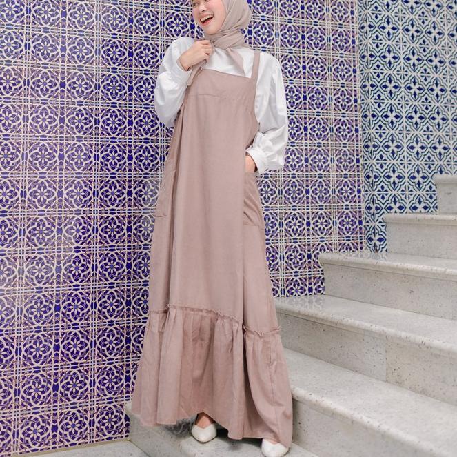 Paling Diminati.. Lozy Hijab - Alana Overall ( Dress Overall Wanita )