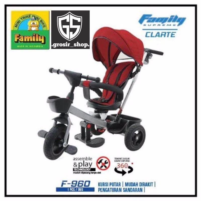 SEPEDA RODA TIGA ANAK / STROLLER FAMILY SUPREME F-960