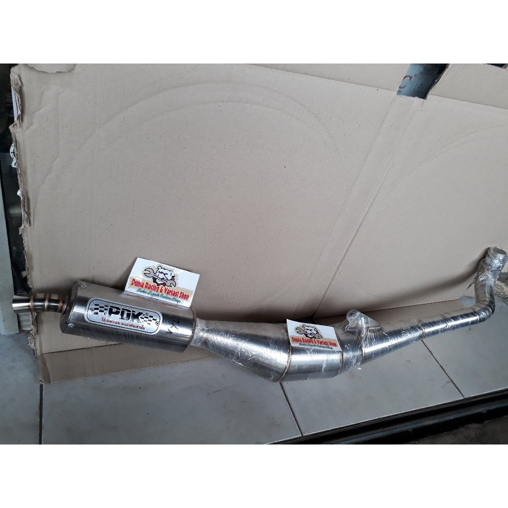 Knalpot Force 1 F1ZR merk PDK Stenlis Berkualitas