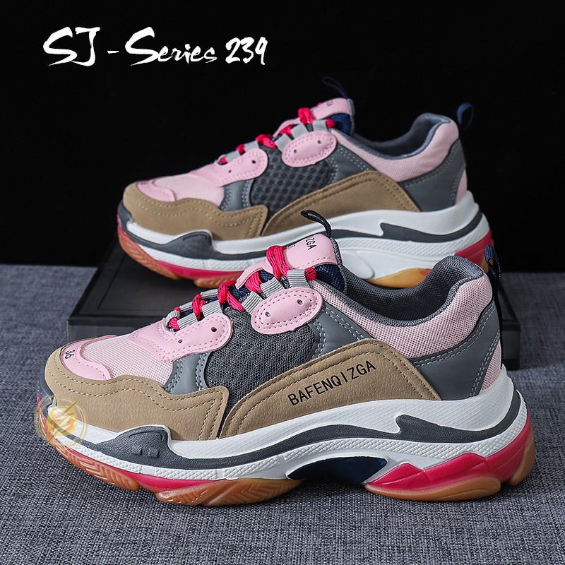 [J.Walk] Sepatu Sneakers Tali Wanita Import / Sepatu Trendy Casual Kualitas Premium - 239