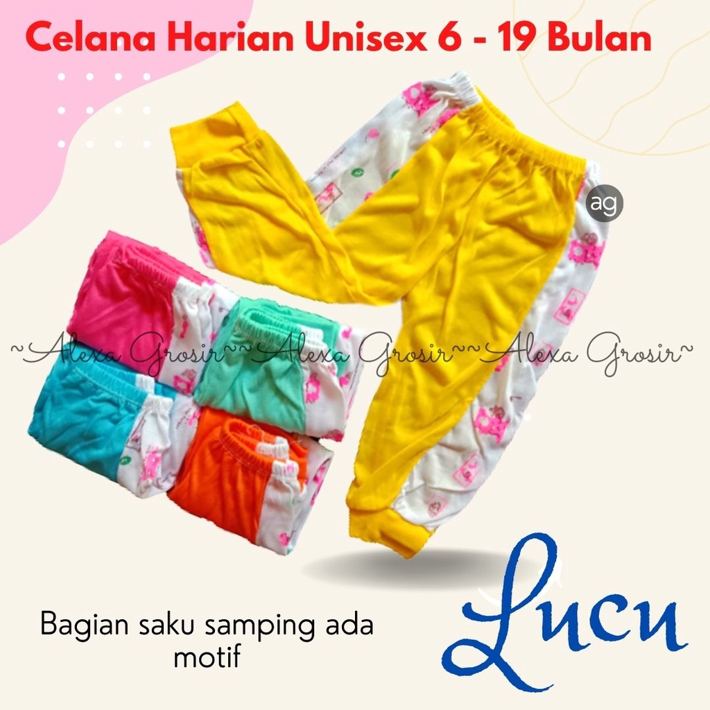 Celana Panjang Anak size  M L XL Harian Polos Warna Best Quality