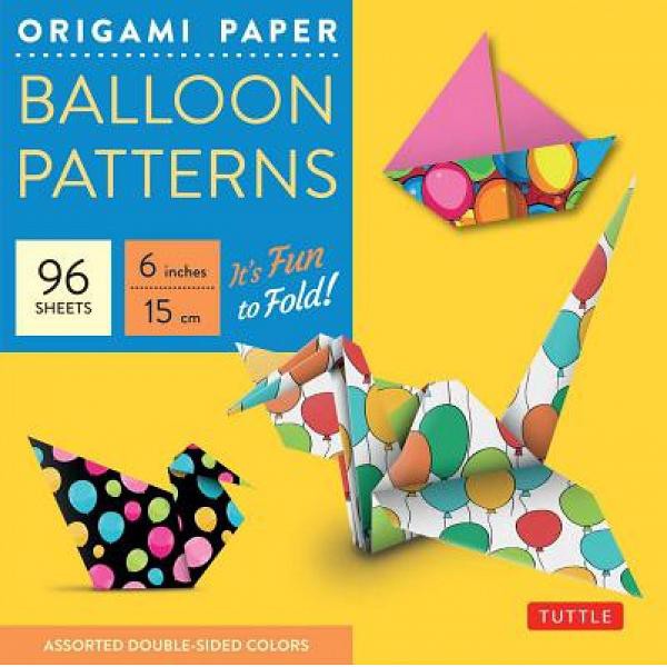 

Origami Paper - Balloon Patterns - 6'' Size - 96 Sheets: (Tu - 9780804846356 - Buku Ori Periplus