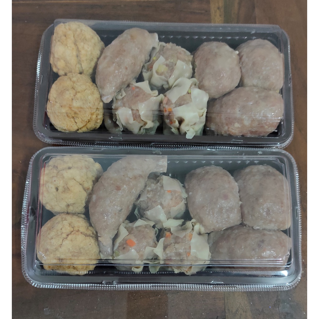 

Hampers Pork Parcel Isi Siomay, Tahu, Bakwan Goreng, Usus Babi