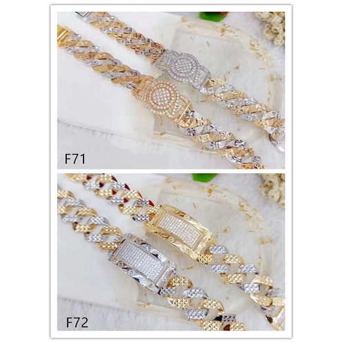 Gelang Xuping Permata Rantai Kombinasi Perhiasan Fashion F71.72