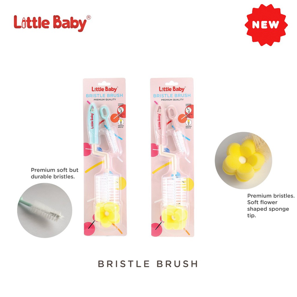 SIKAT BOTOL BAYI SIKAT DOT BAYI LITTLE BABY BRISTLE BRUSH