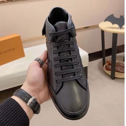 sneaker shoes lv mirror sepatu damier hitam sepatu pria sepatu branded shoes