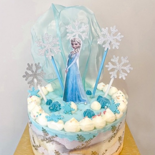 

Frozen cake kue ultah anak 16cm enak