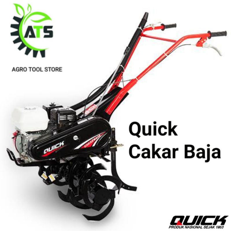Mesin Traktor Bajak Sawah Ladang Quick Cakar Baja Engine Honda GX200 GX160 Siap Pakai Agro Tool Stor