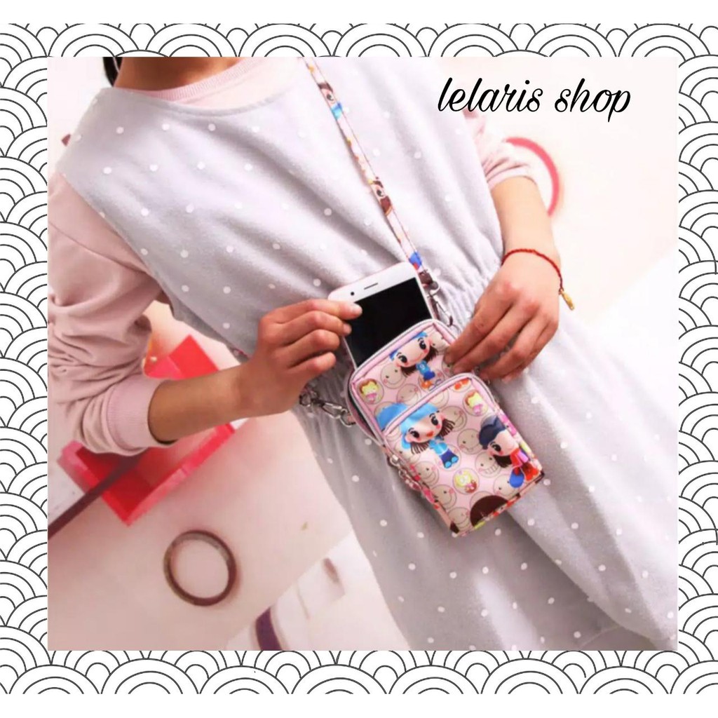 Tas HP Anak Perempuan Wanita TS131 Mini Import /Tas Anak Cewek Sling bag Mini Kecil Terbaru