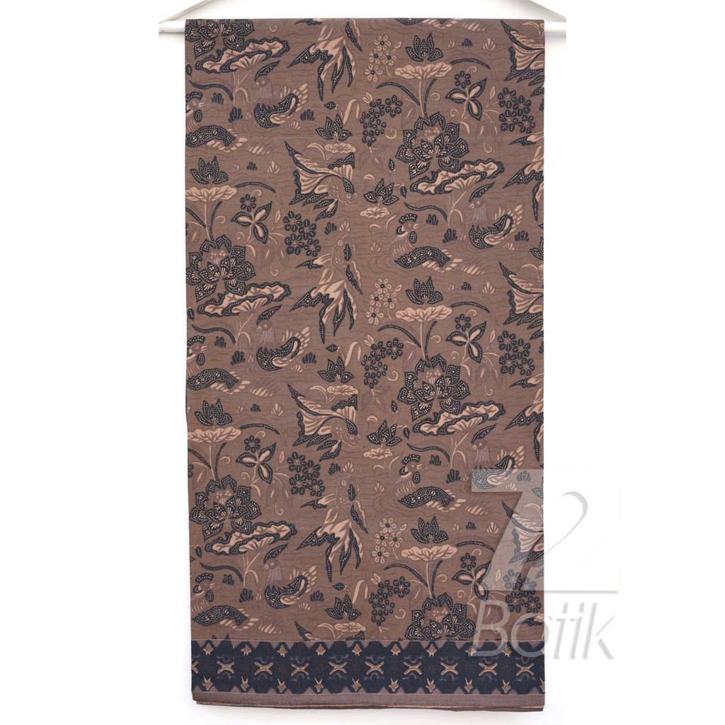 KAIN BATIK KATUN Premium Motif Kupu Two Tone Pagi Sore Coklat Cokelat Choklat 721239 Cap 72 Jarik Jarit Samping Kebat Panjang Batik Katun Modern Premium Bahan Seragam Batik Pernikahan Kantor Keluarga Murah Kamen Jadi Batik Bali Lembaran