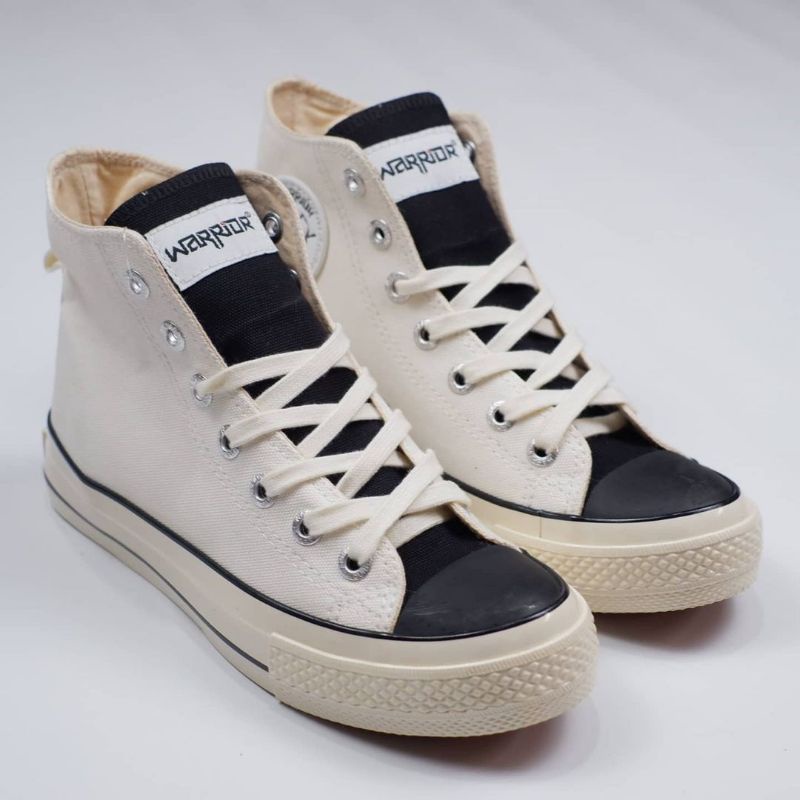 Warrior Poseidon Black White High Sepatu Warior Shoes Original