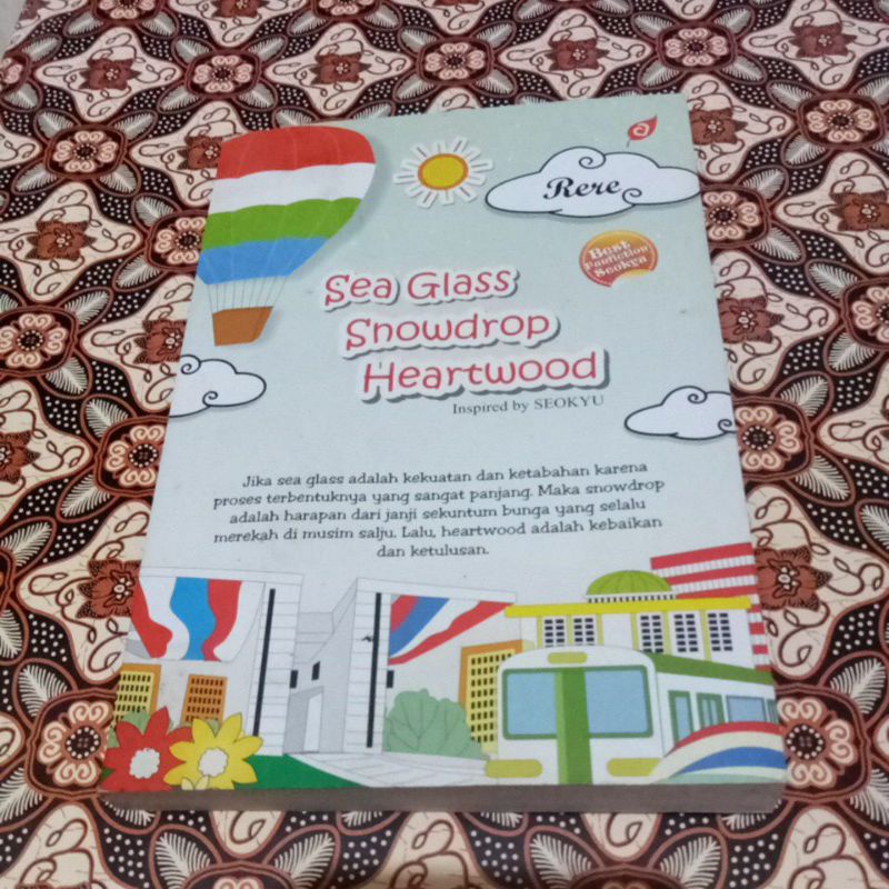 Novel Sea glass Snowdrop Heartwood