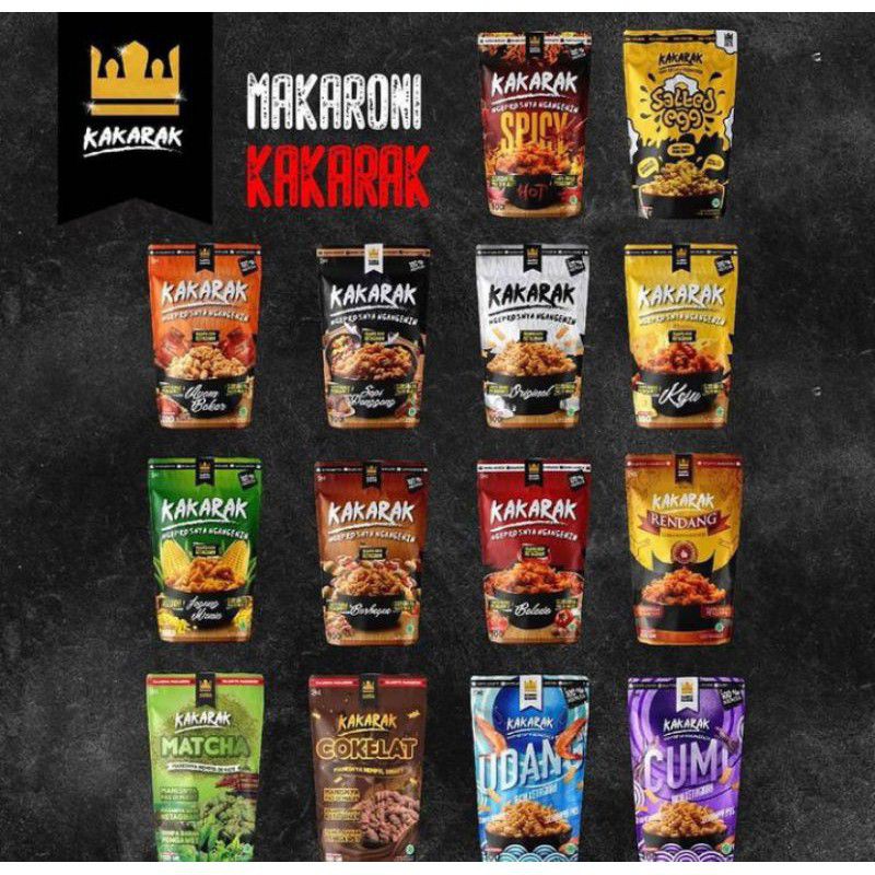 

MACARONI KAKARAK VARIAN RASA KRIUKNYA BIKIN NAGIH