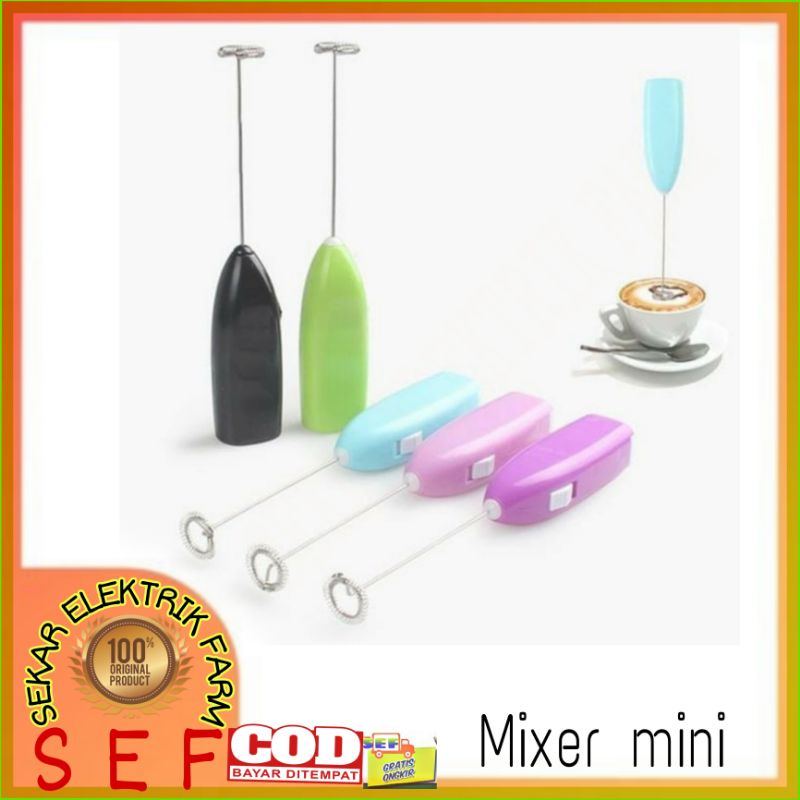 Hand Mixer Mini Elektric / mixer portable Whisk Pengocok Telur Elektrik milkshake kopi teh