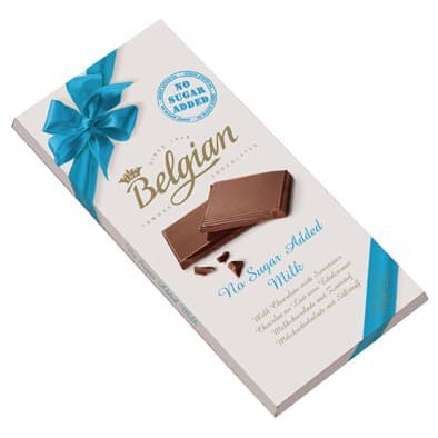 

#HANDCARRY Belgian Milk Chocolate No Sugar Added 100g - UFOHCR1739
