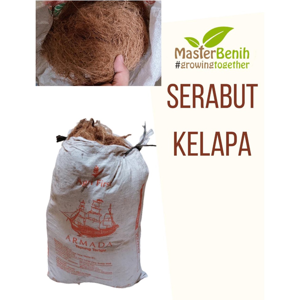 Media Tanam Organik Serabut Kelapa 1 Karung