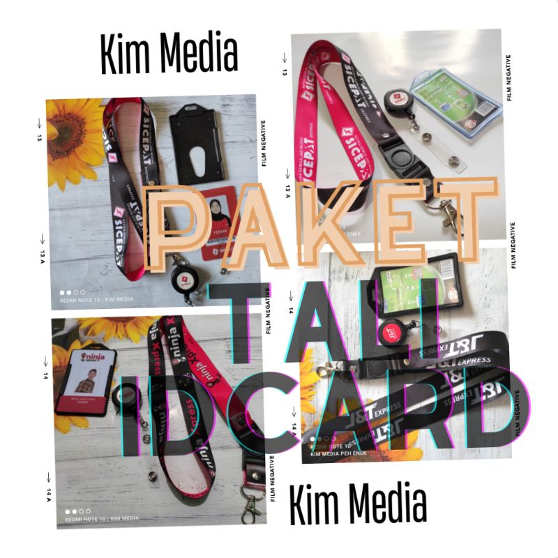 

Lanyard Name tag Printing id-Card (Ready Stocknya) Tali idcard dipicture