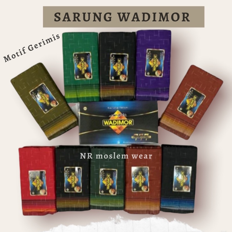 SARUNG WADIMOR PREMIUM , SARUNG WADIMOR MOTIF GERIMIS