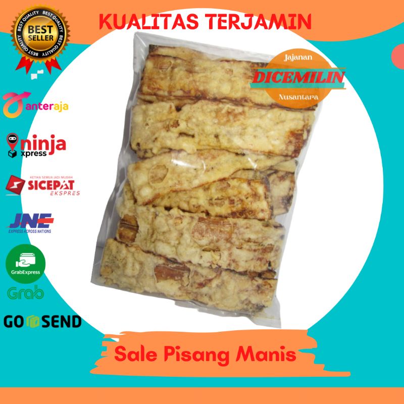 

Pisang Sale oleh oleh khas Bandung sale pisang 500gram renyah gurih manis