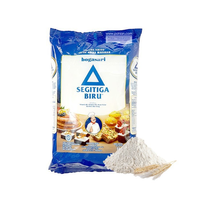 

SEMBAKO - Tepung Terigu Bogasari Segitiga Biru 1 kg