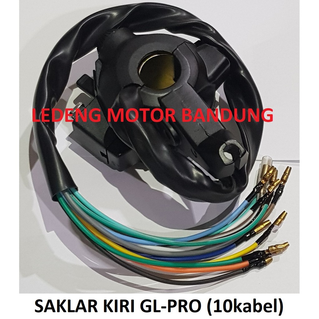 Saklar Kiri GL Pro 12 Kabel Switch Tombol Klakson Sen Lampu Dim Lokal