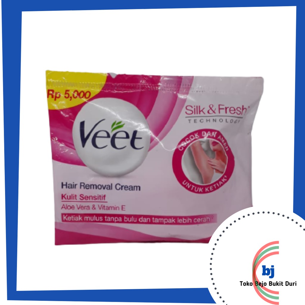 Veet Hair Removal Sachet (Kulit Sensitif) 15 gr