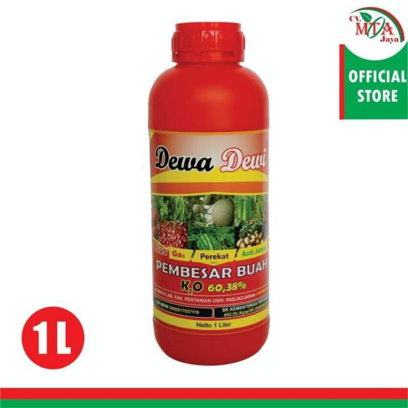 Pupuk Cair Dewa Dewi KCL 20% Reaksi Cepat
