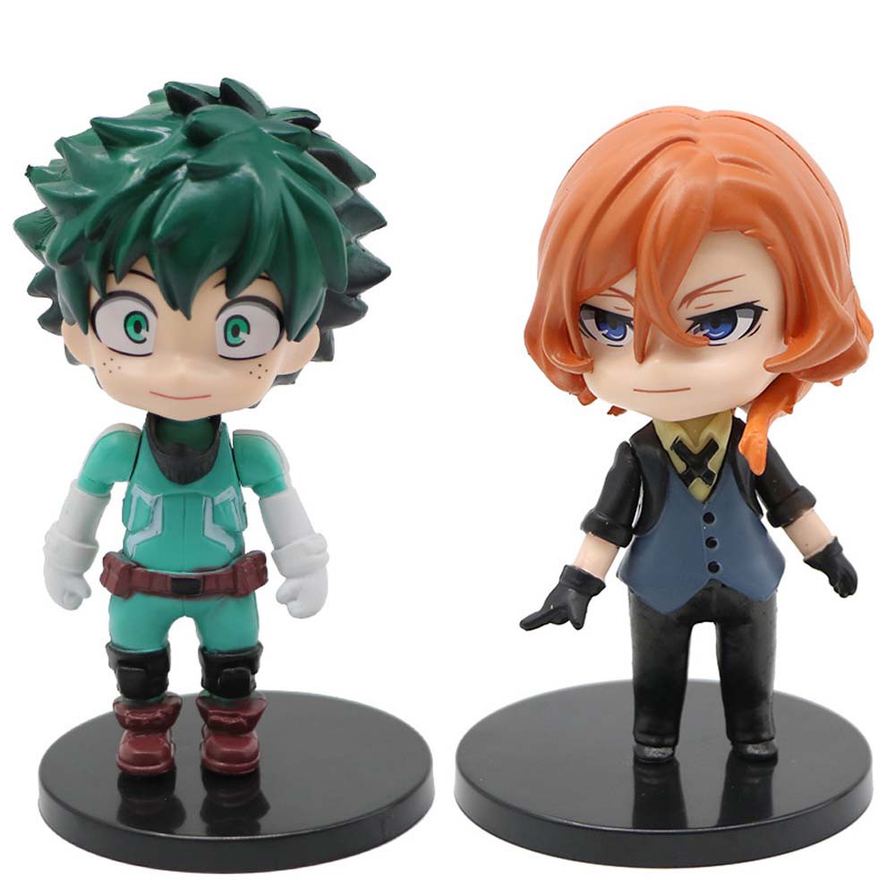 Lanfy 5pcs / Set Mainan Action Figure Anime My Hero Academia Bahan Pvc Untuk Dekorasi