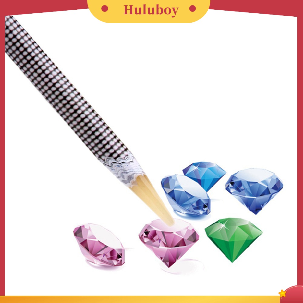 Huluboy Huluboy♡ Pensil Krayon Dotting Untuk Mengambil Berlian Imitasi Nail Art DIY