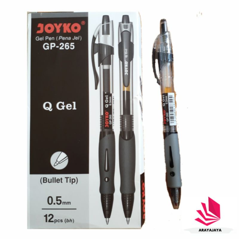 

Pulpen Hitam Joyko GP-265 Q Gell