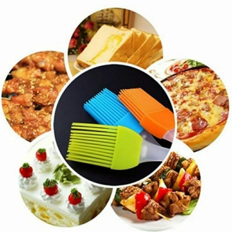 KUAS ROTI BARBEQUE MENTEGA - FOOD BRUSH SILICONE