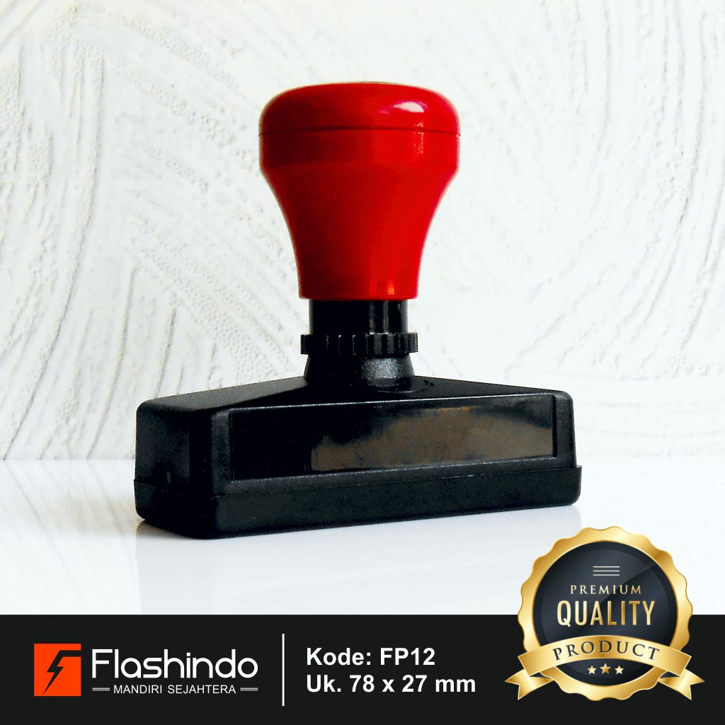 

Flashindo | Stempel Warna Persegi Panjang | Ukuran 78 x 27 mm | Stempel Flash Murah Cepat