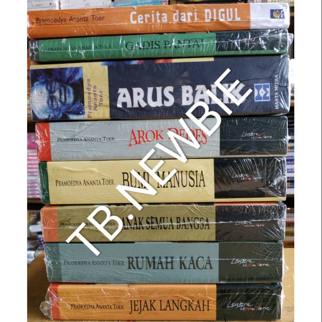 Download Gambar Sampul Novel Bumi Manusia PNG