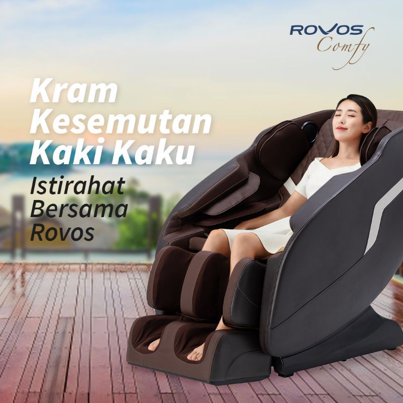 Kursi Pijat ROVOS Comfy terbaru