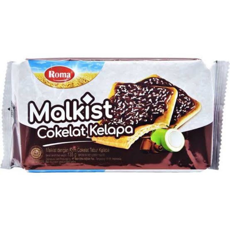 

ROMA MALKIST COKLAT KELAPA 135G