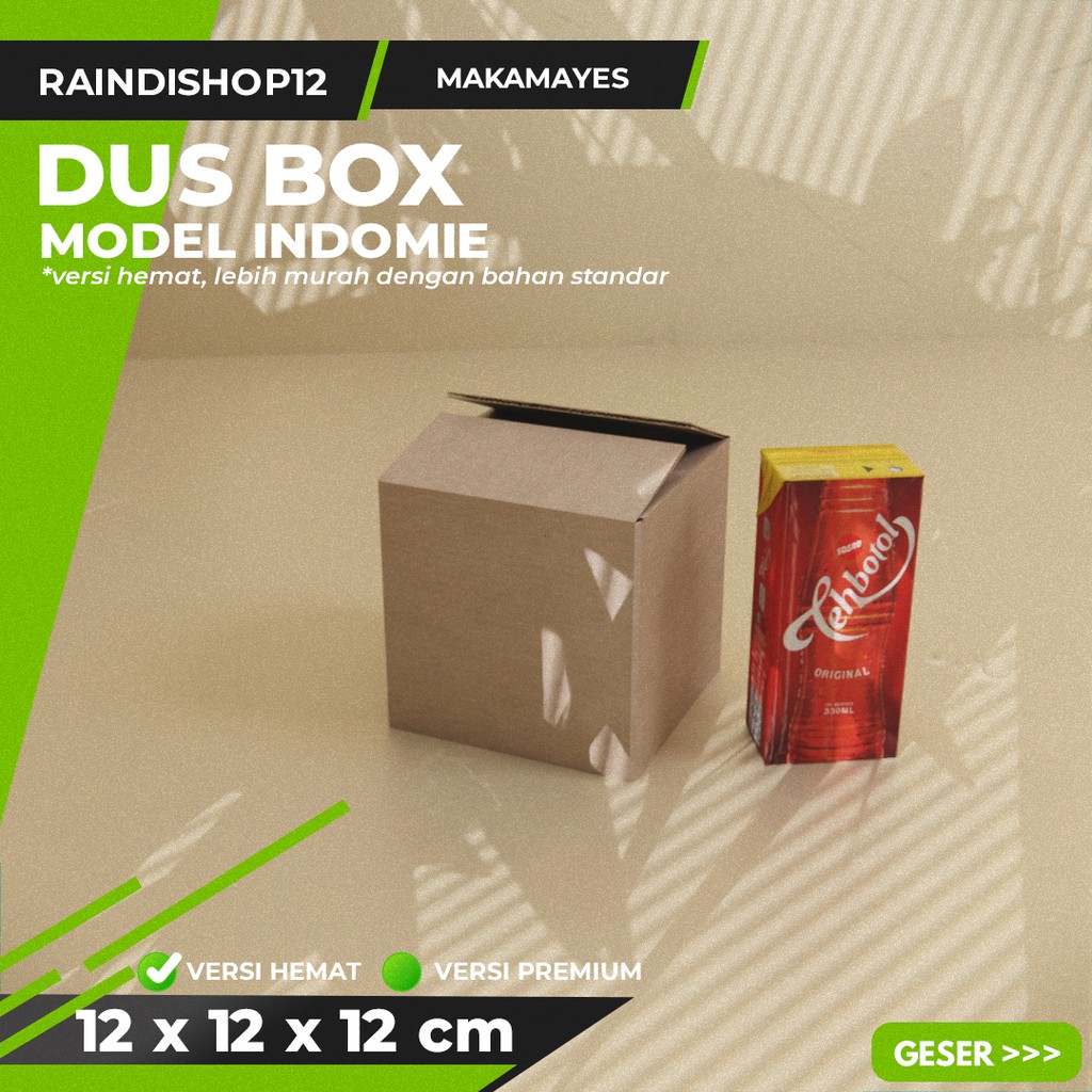 

BOX 12 X 12 X 12 CM KARDUS KOTAK KEMASAN PACKAGING KADO POLOS