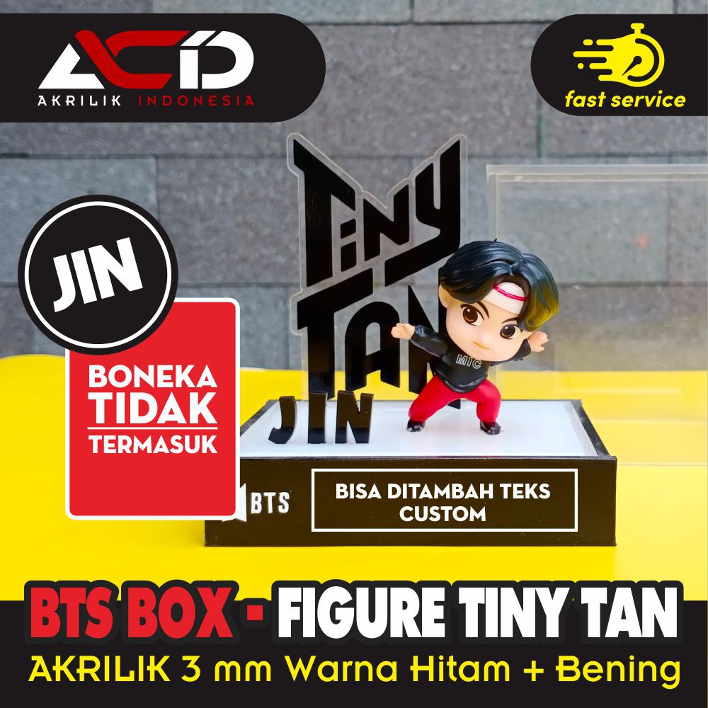 BTS BOX - TINY TAN Figure Akrilik 3 mm - JIN