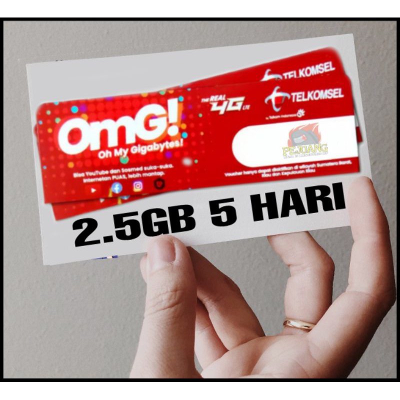 Vr Telkomsel 2.5GB 5Hari