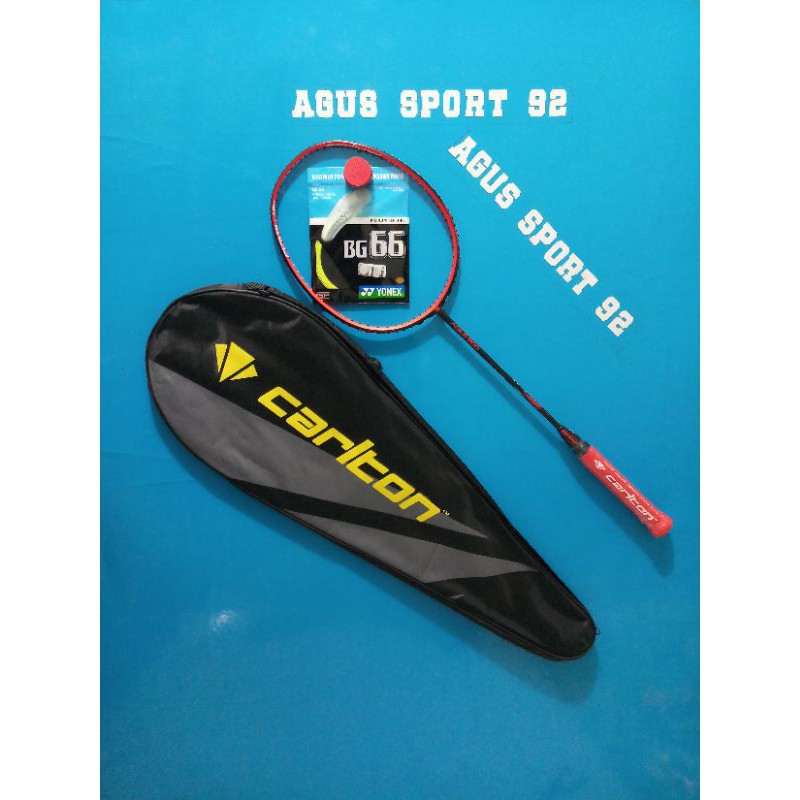 RAKET BADMINTON ORIGINAL CARLTON AGILE 500 (MADE IN ENGLAND)