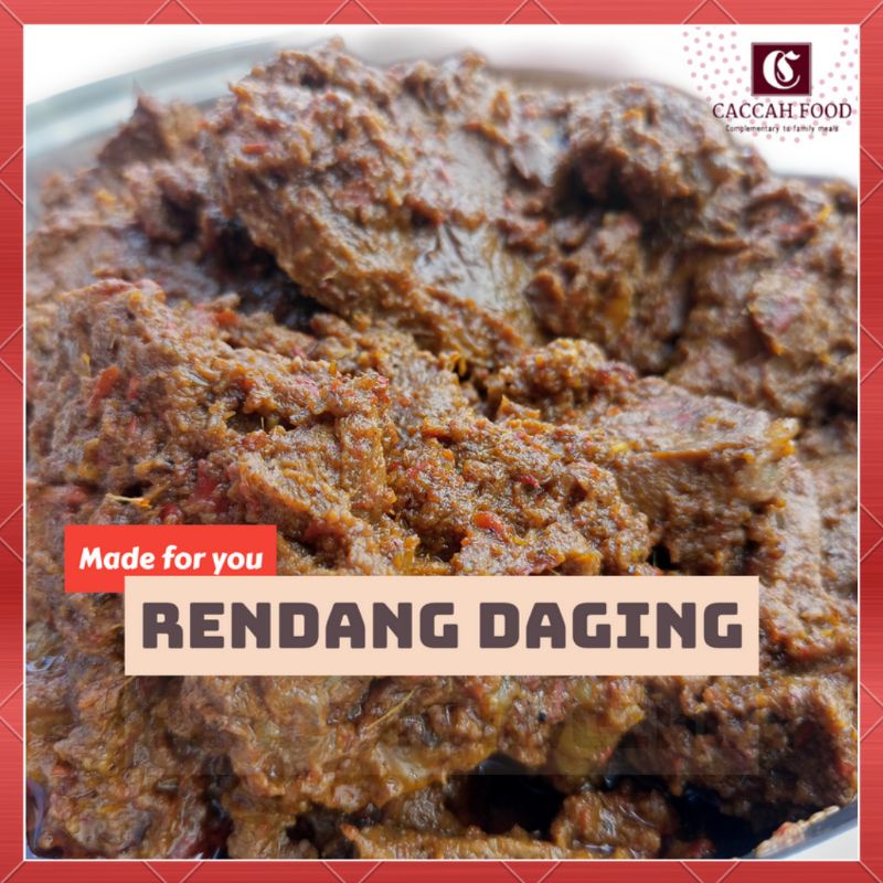 Jual Anti Ribet Ini Rekomendasi Rendang Daging Premium By Caccah Food